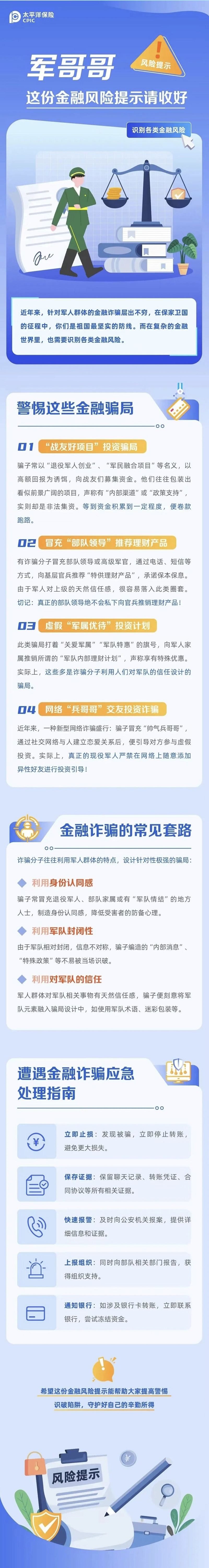 23.【風險提示】軍哥哥，這份金融風險提示請收好